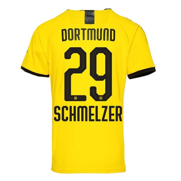 Tailandia Camiseta Borussia Dortmund NO.29 Schmelzer Replica Primera Ropa 2019/20 Amarillo